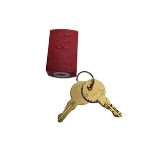 StoPower Electrical Plug Lockout Device Red OSHA Safety With 2 Keys